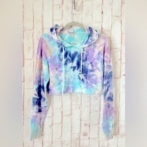 Tye Dye Crop Hoodie